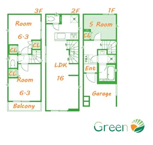 神奈川県茅ヶ崎市小和田1【一戸建】の間取り