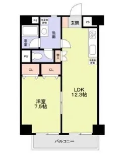 東京都渋谷区南平台町【マンション】の間取り