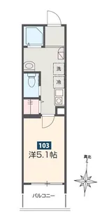 MercerHills伊勢原【1階】の間取り