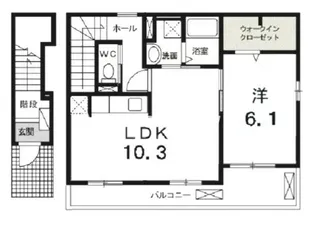 群馬県高崎市剣崎町【アパート】の間取り
