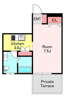 Corporate house【1階】の間取り