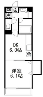 グリュック【3階】の間取り