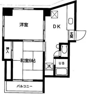 神奈川県横浜市西区南浅間町【マンション】の間取り