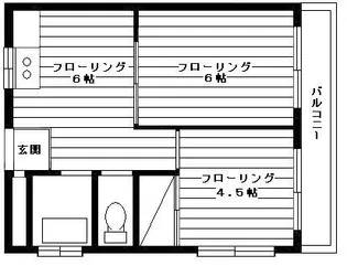 ベルハイム【2階】の間取り
