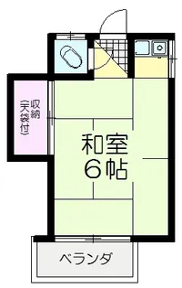 中畑荘【1階】の間取り