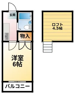 千葉県茂原市本納【アパート】の間取り