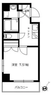 Paulownia Valley take4西横浜【5階】の間取り