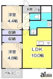 東京都練馬区石神井町6【マンション】の間取り