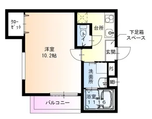 大阪府門真市本町【アパート】の間取り