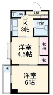 マコト第二ビル【4階】の間取り