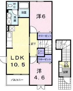 ノーヴァ【2階】の間取り