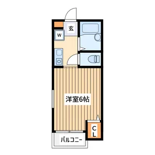 イーストハクラクヒルズ B棟【1階】の間取り