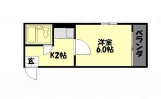 広島県広島市西区三篠北町【マンション】の間取り