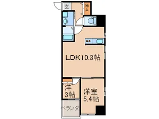 MDI SERENO JIYUGAOKA【7階】の間取り