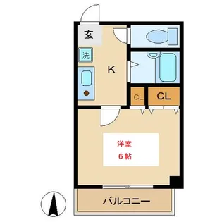 フローラ【3階】の間取り