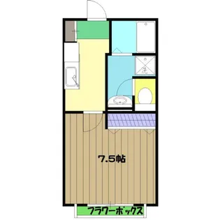 ラ・ドゥチェ【1階】の間取り