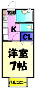 ハウスウキウキ【1階】の間取り