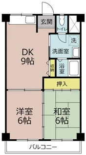 マンションベルエトワール【4階】の間取り