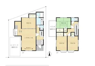 埼玉県さいたま市浦和区瀬ヶ崎3【一戸建】の間取り