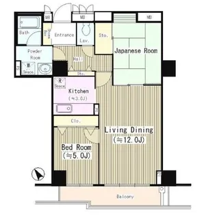 ハイエスト荻窪【17階】の間取り