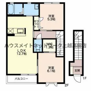 アーバンスクエア【2階】の間取り