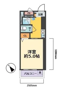 コーシエン イトーハイツ(リノベーション済)【1階】の間取り