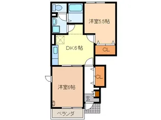 グラン・トゥール【1階】の間取り