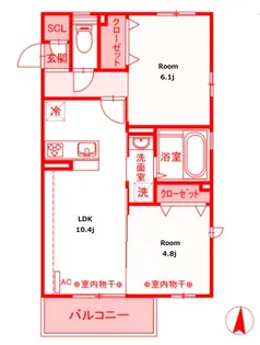 ルーナ【3階】の間取り