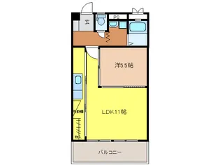 岐阜県岐阜市敷島町5【マンション】の間取り