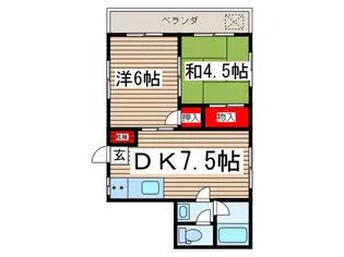 マルエーコーポ【1階】の間取り