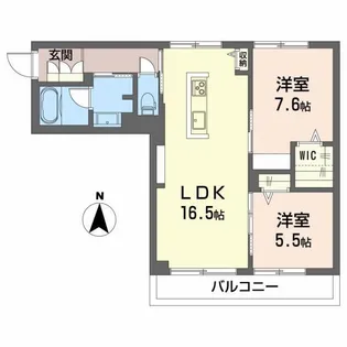 Bon Filone【1階】の間取り