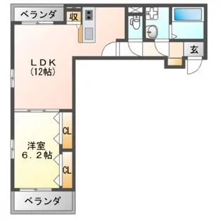 スペチアーレ クアットロ【2階】の間取り