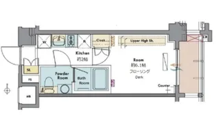 マスターズコート木場公園クレール【8階】の間取り