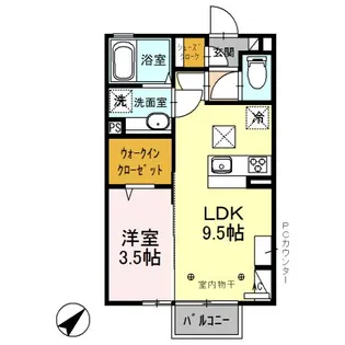 Royal Wit B【1階】の間取り