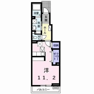 セレノ フィオーレ【1階】の間取り