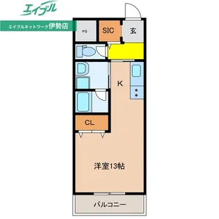 MiraISE【1階】の間取り