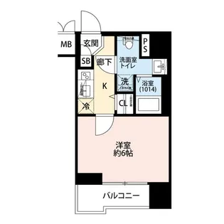 プレール ドゥーク川崎V【2階】の間取り