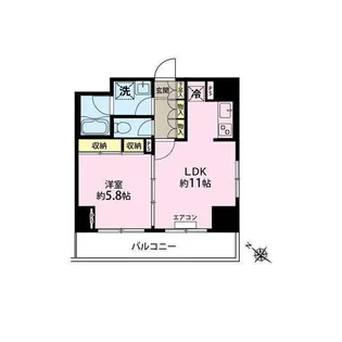 【ベェルヴェル稲城】【4階】の間取り