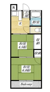 ゆうかり荘【1階】の間取り