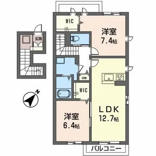 ベルタウンIV【2階】の間取り