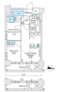 J.GRAN Court 品川西大井WEST【5階】の間取り