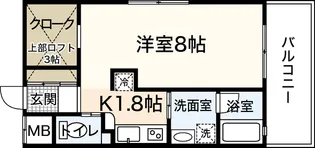 フォーリングステージ京橋【11階】の間取り