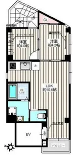 エクラ東大前【6階】の間取り