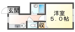 ロイヤルハイツ緑地公園【1階】の間取り