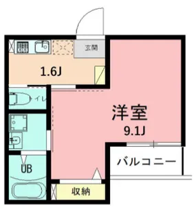 レグルス 海老名【1階】の間取り