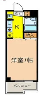 マンションフォンターナ【3階】の間取り