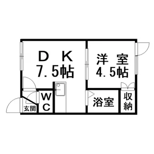 アーバンクリスター【1階】の間取り
