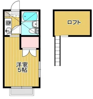 ウエストヴュー【2階】の間取り