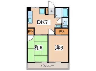 CRCマンション第2【2階】の間取り