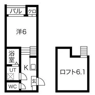 スパジオ フェリーチェ【1階】の間取り